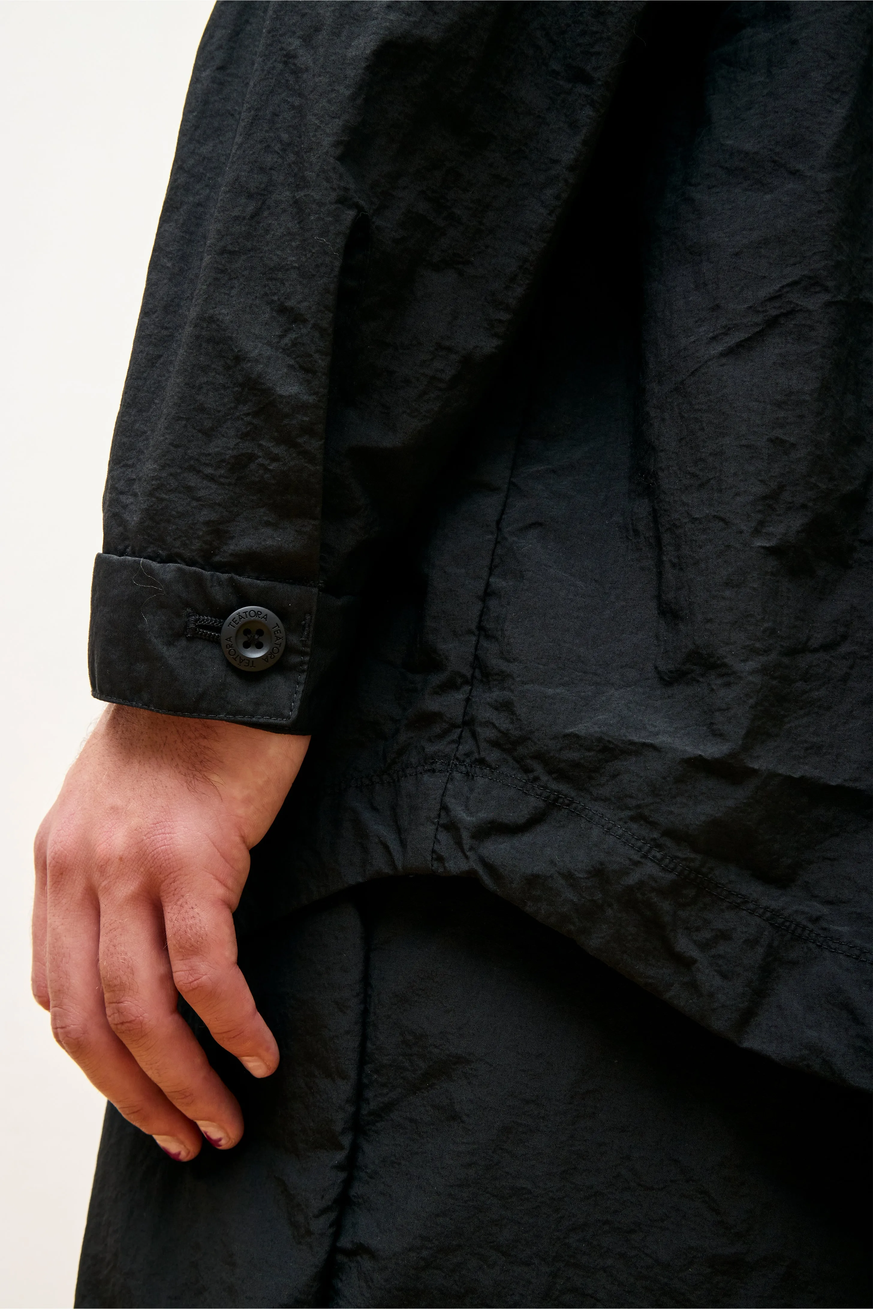 Wide Shirt Packable Black