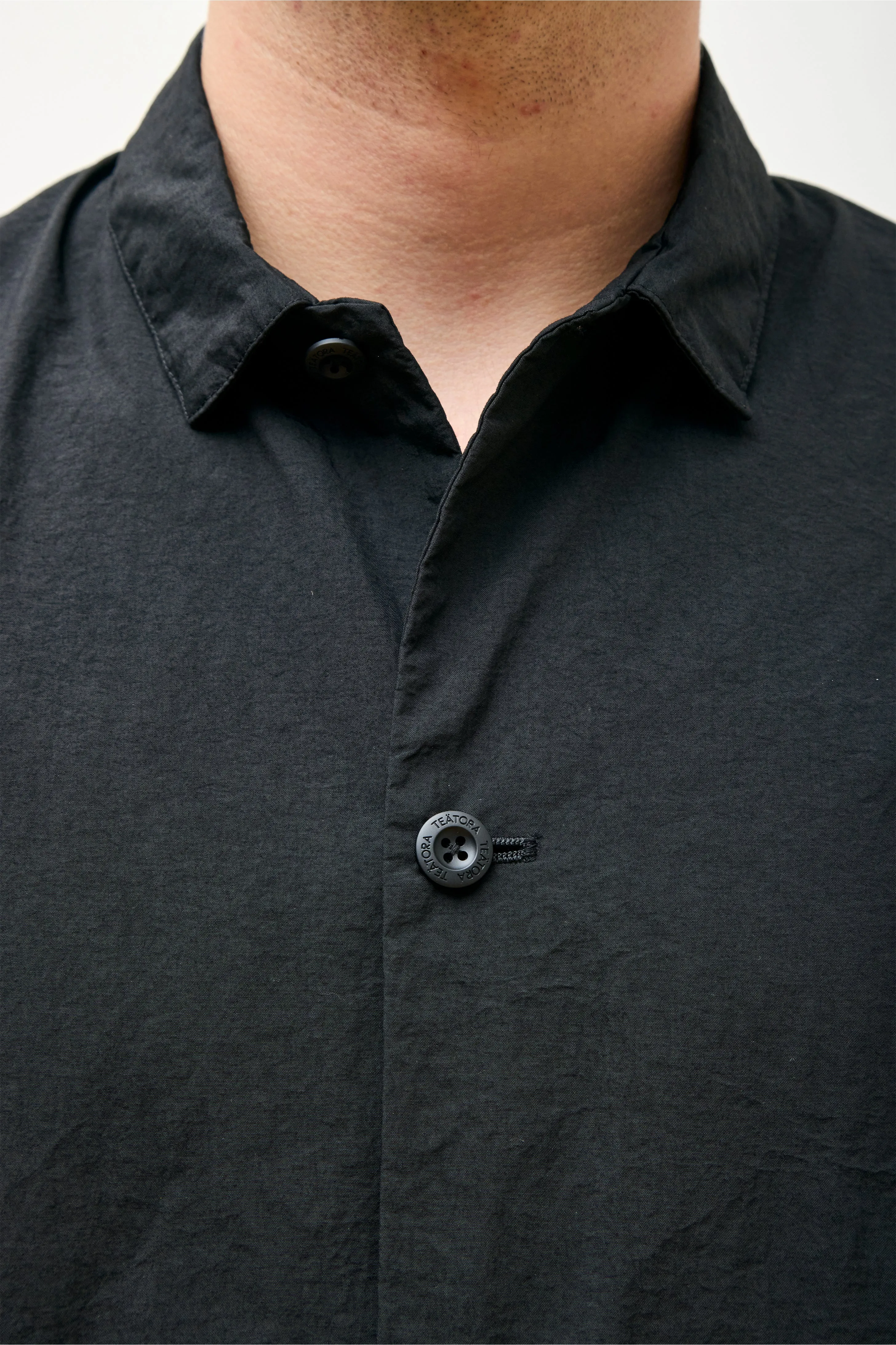 Wide Shirt Packable Black