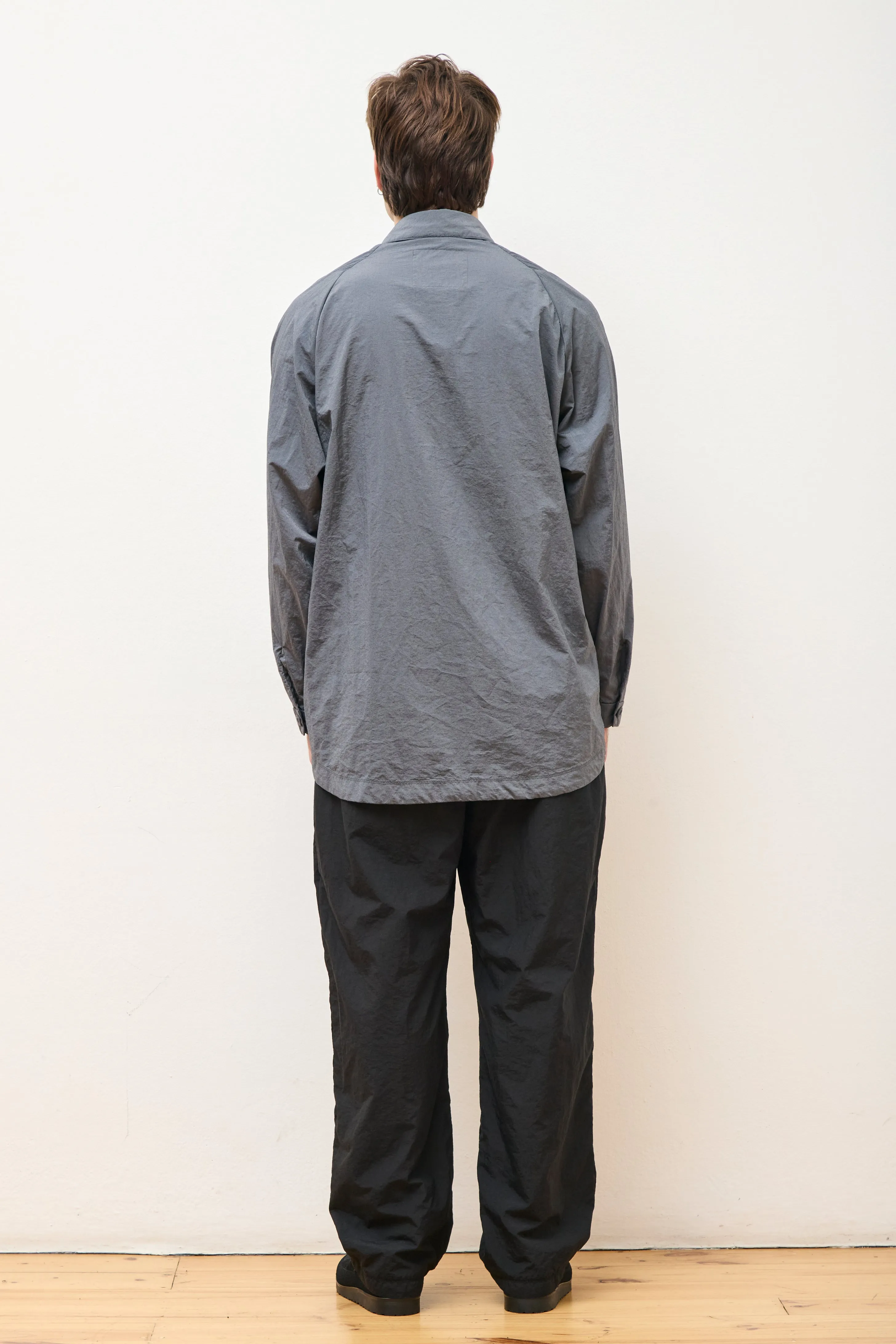 Wide Shirt Packable Gray