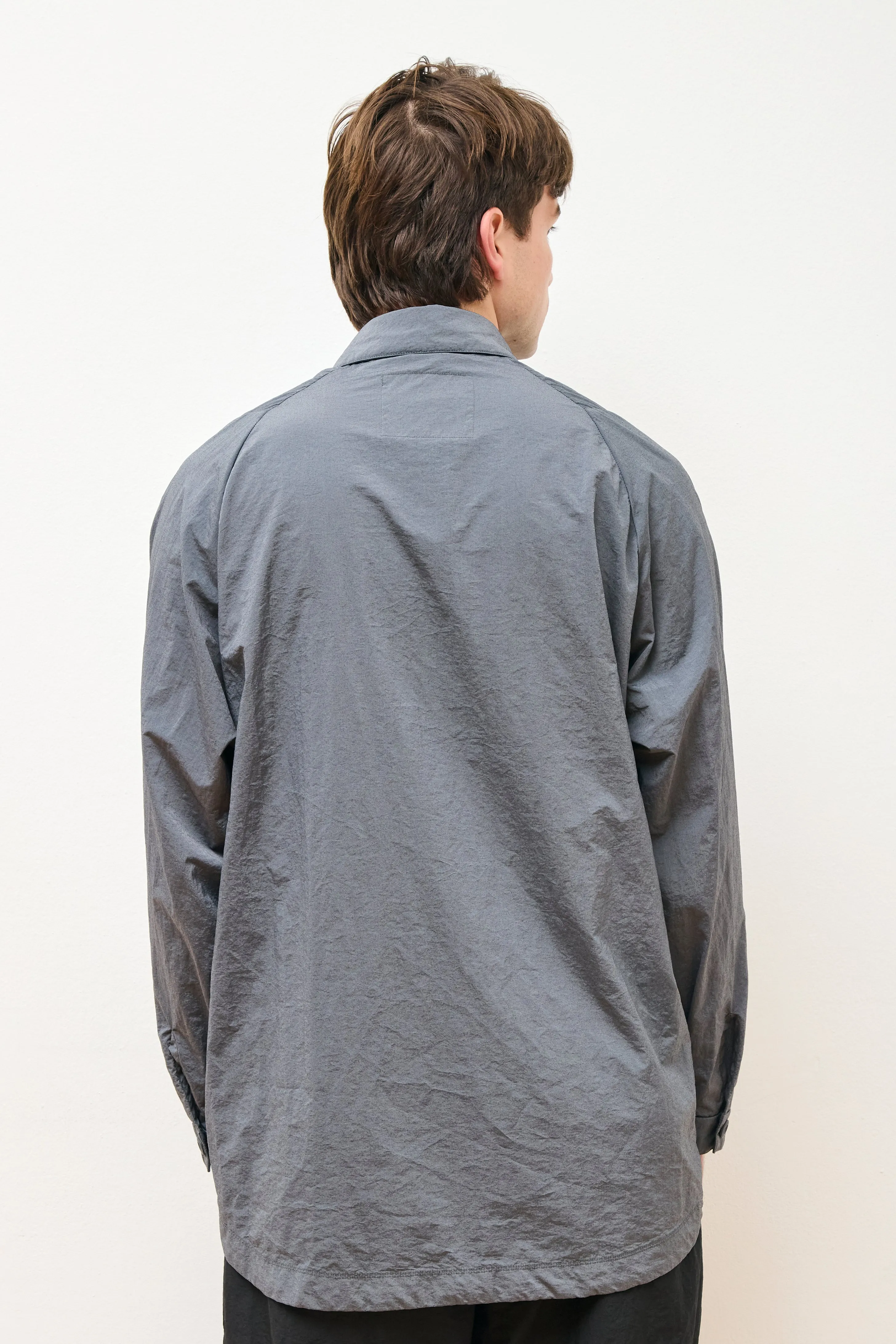 Wide Shirt Packable Gray