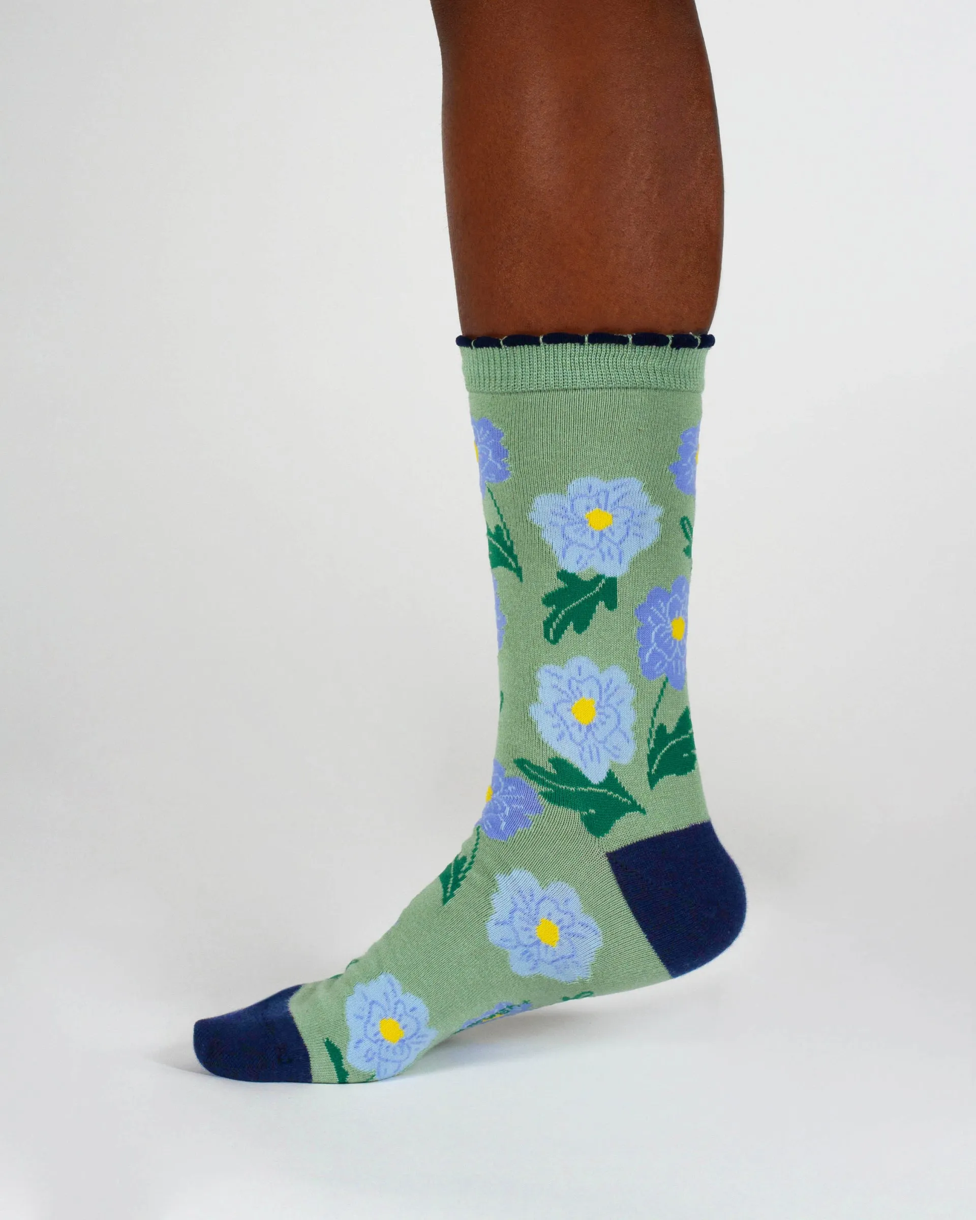 Womens Birth Flower Sock - Chrysanthemum