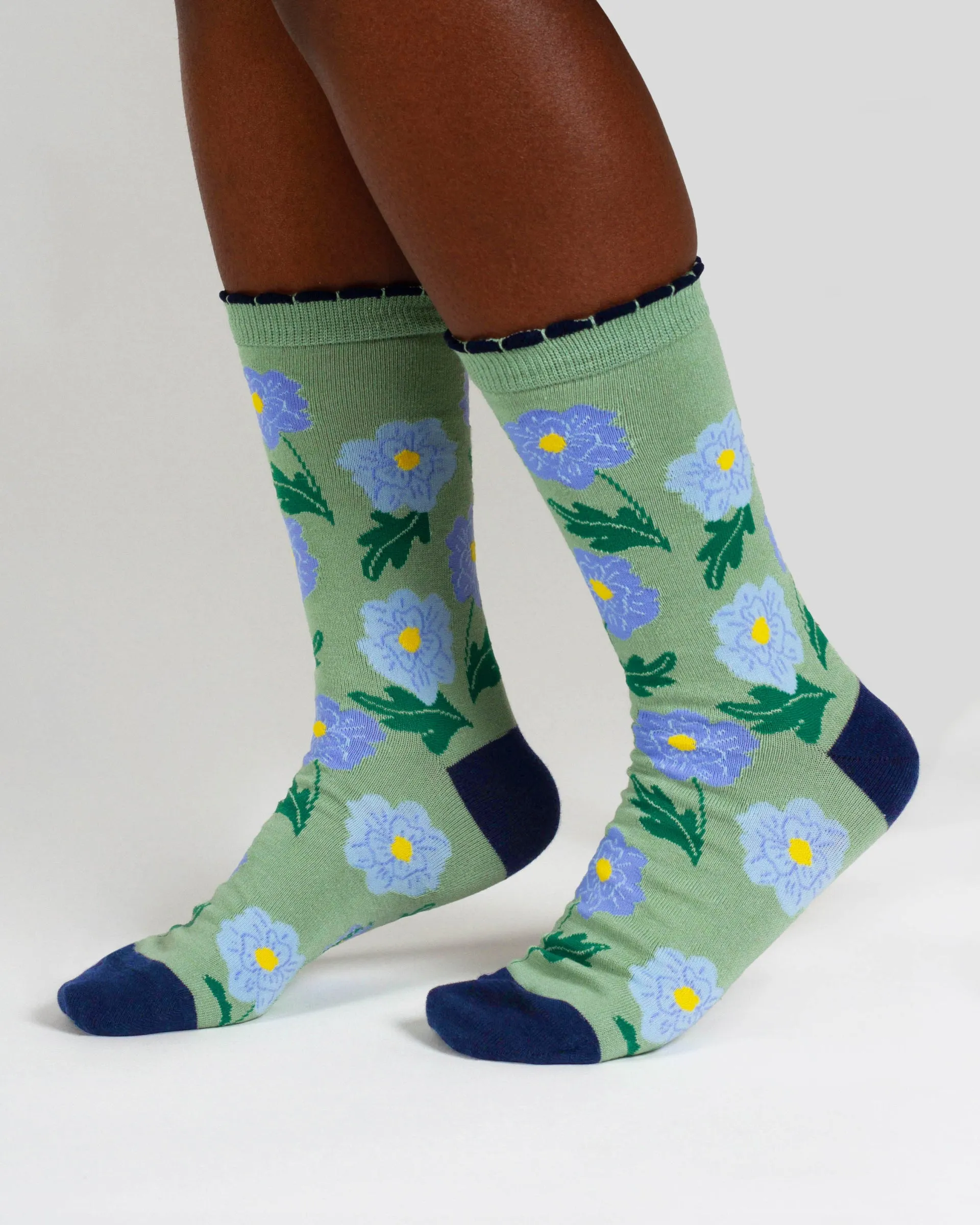 Womens Birth Flower Sock - Chrysanthemum