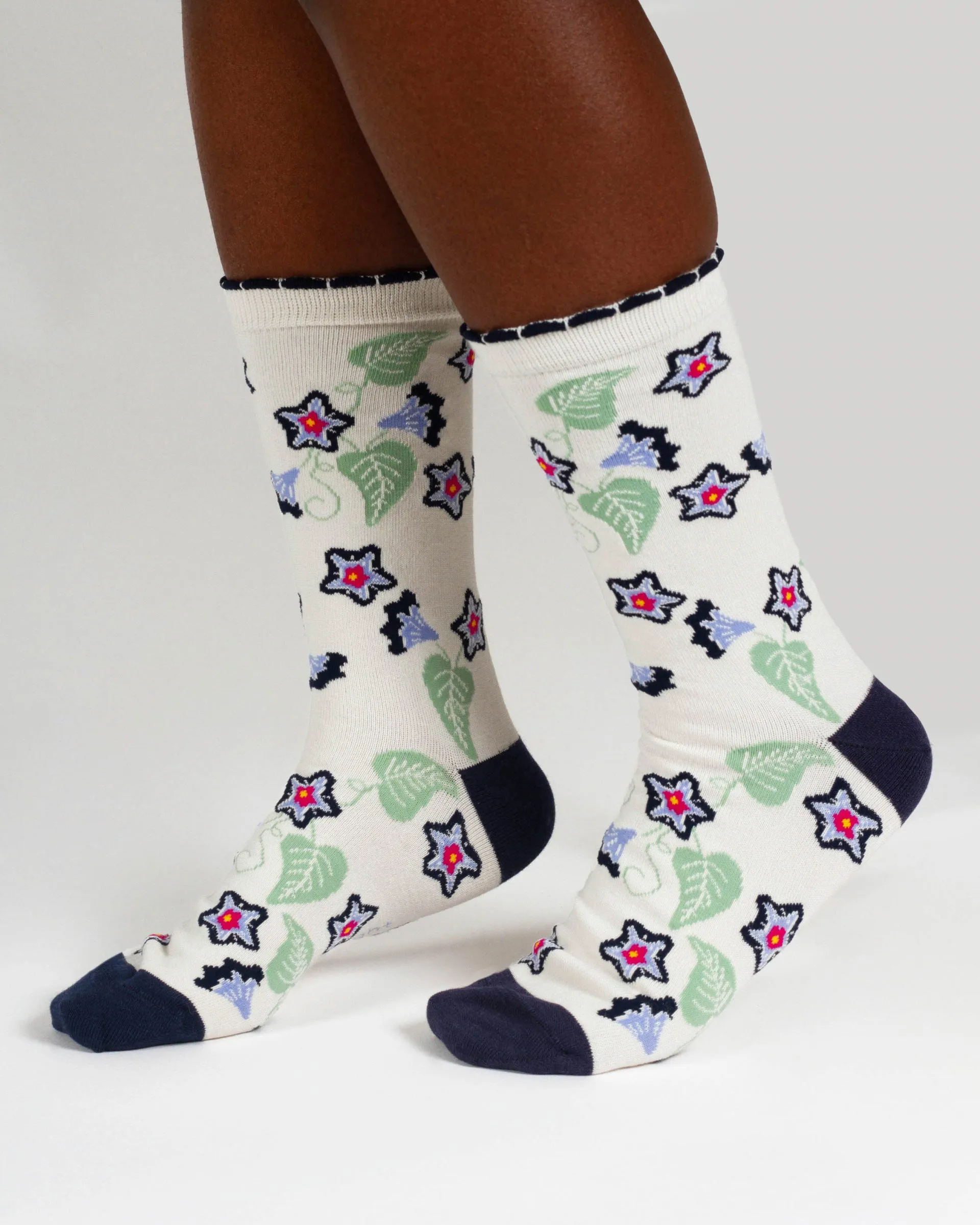 Womens Birth Flower Sock - Morning Glory