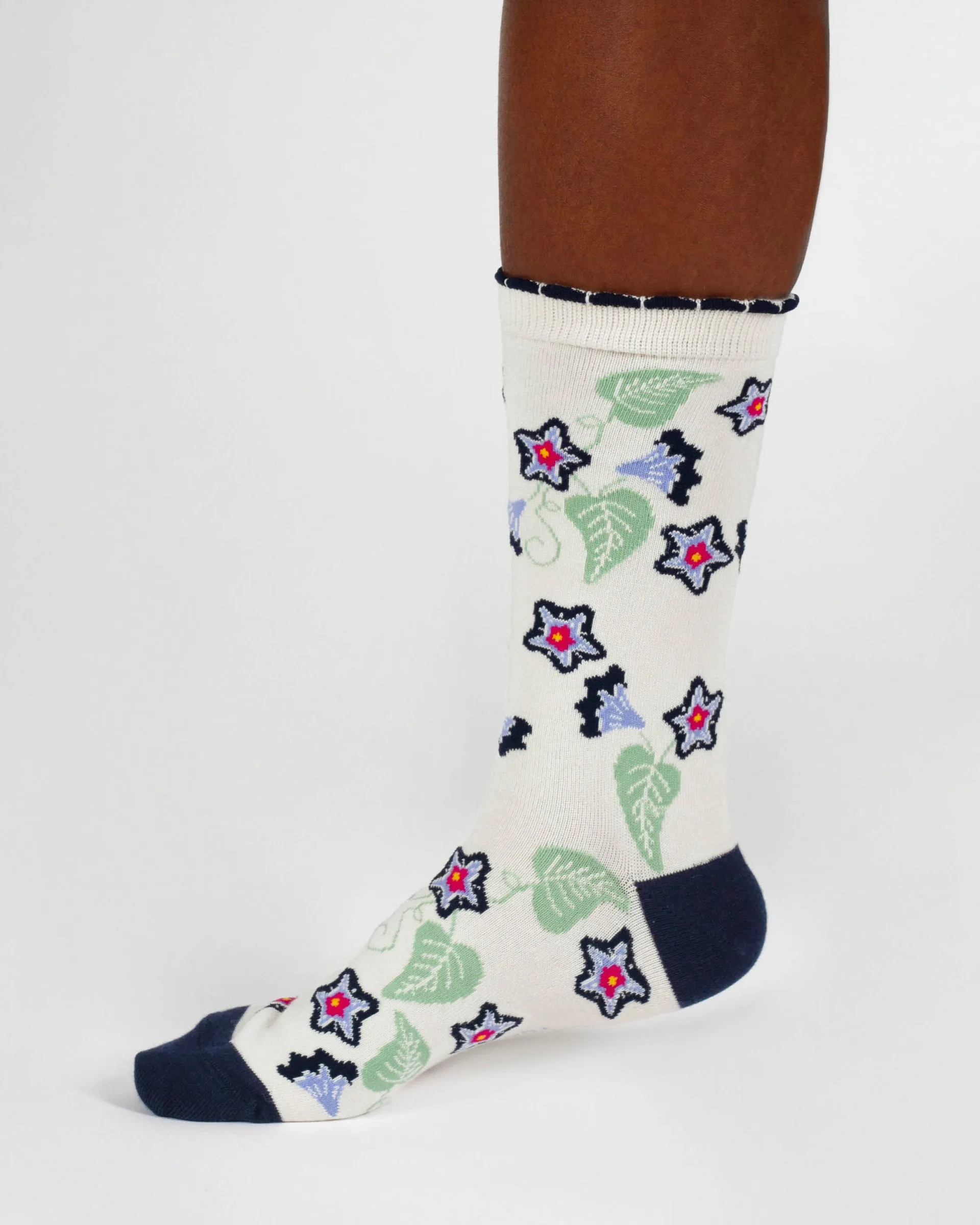 Womens Birth Flower Sock - Morning Glory