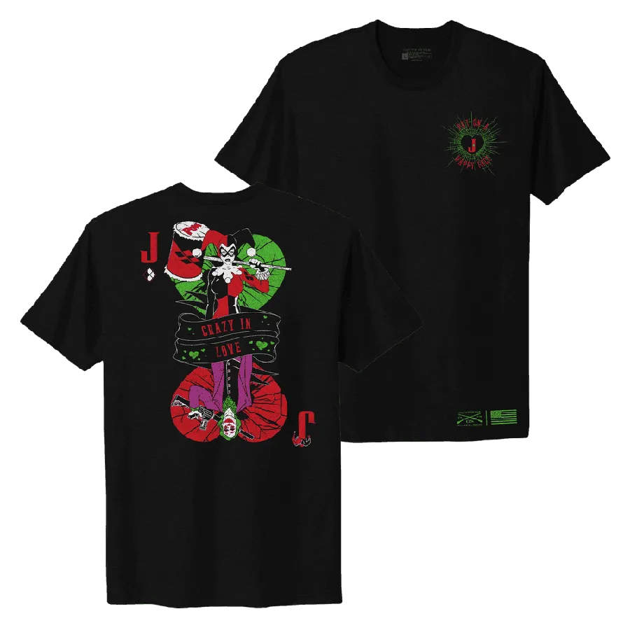 Women's Crazy In Love Boyfriend Fit T-Shirt - Black