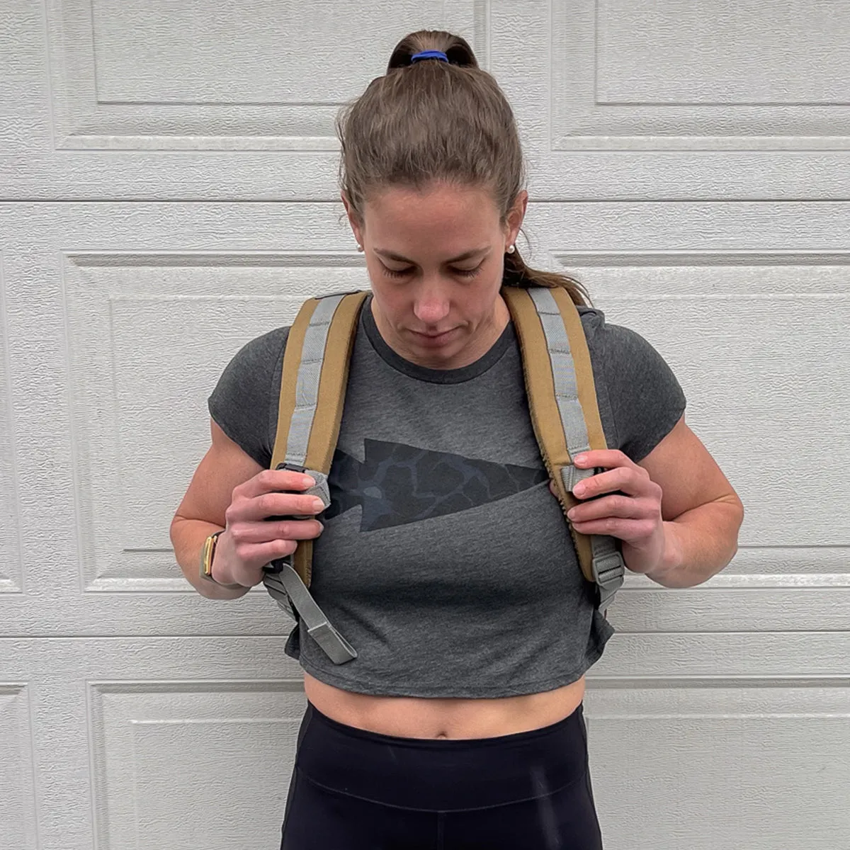 Women's Cropped Tee - Poly-Blend