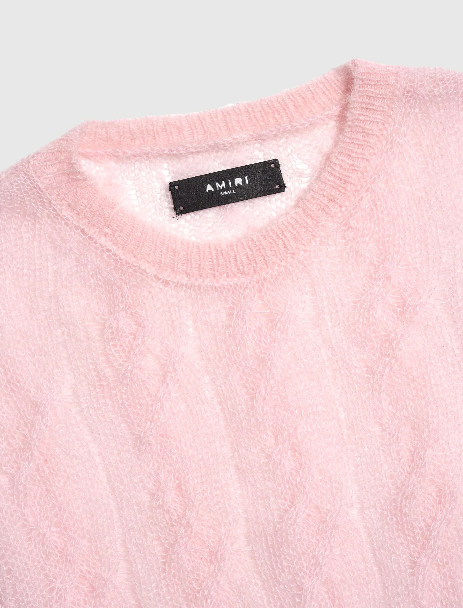 WOMEN'S OPEN CABLE SWEATER