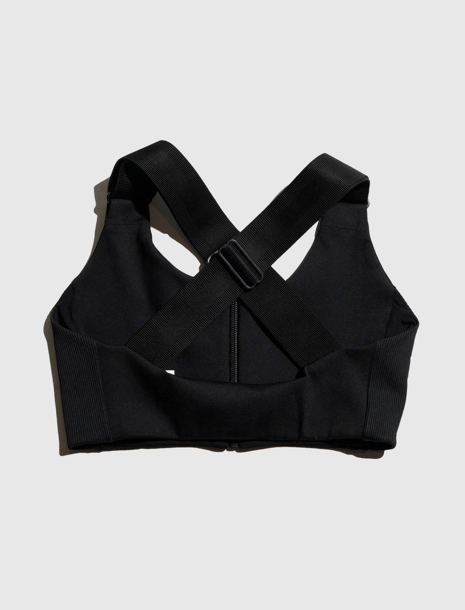 WOMEN'S ZIP LOGO BRA